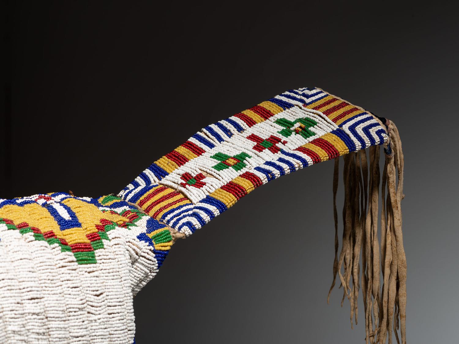 Sioux Beaded Hide Cradle