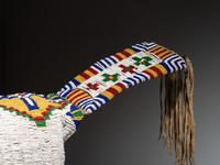 Sioux Beaded Hide Cradle