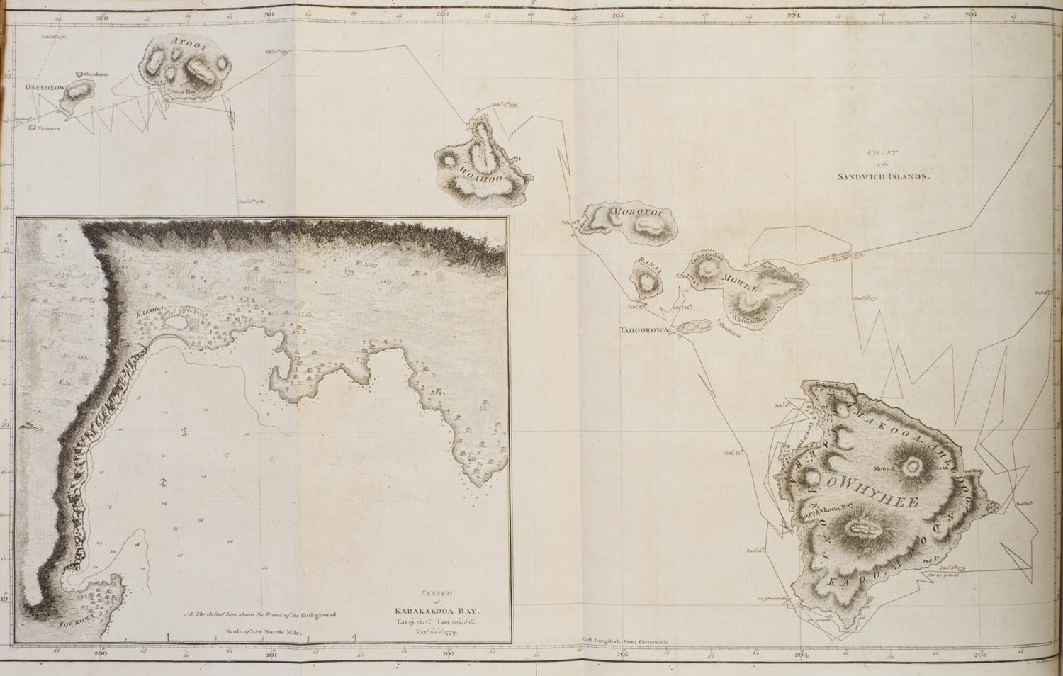 COOK, CAPTAIN JAMES AND JAMES KING. A Voyage to the Pacific Ocean. London, 1785. 3 vols. Second quarto edition.