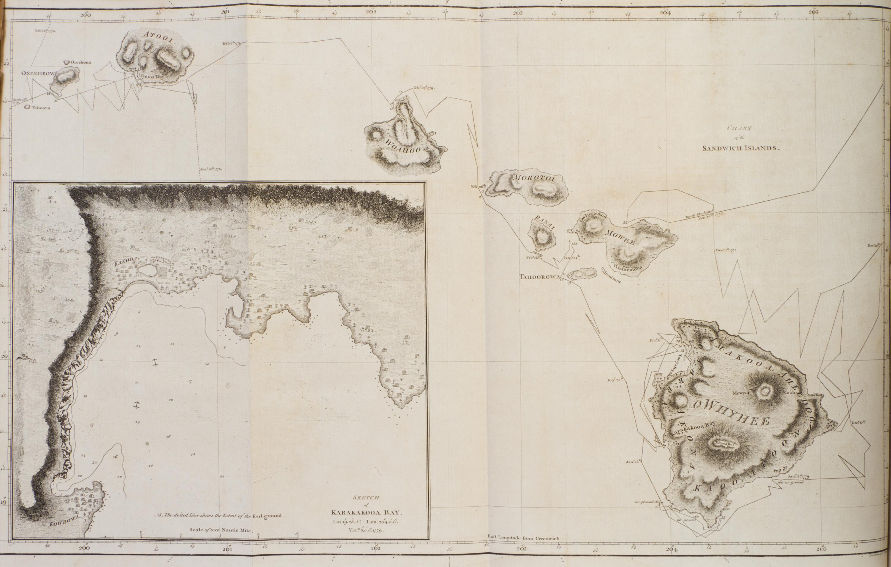 COOK, CAPTAIN JAMES AND JAMES KING. A Voyage to the Pacific Ocean. London, 1785. 3 vols. Second quarto edition.