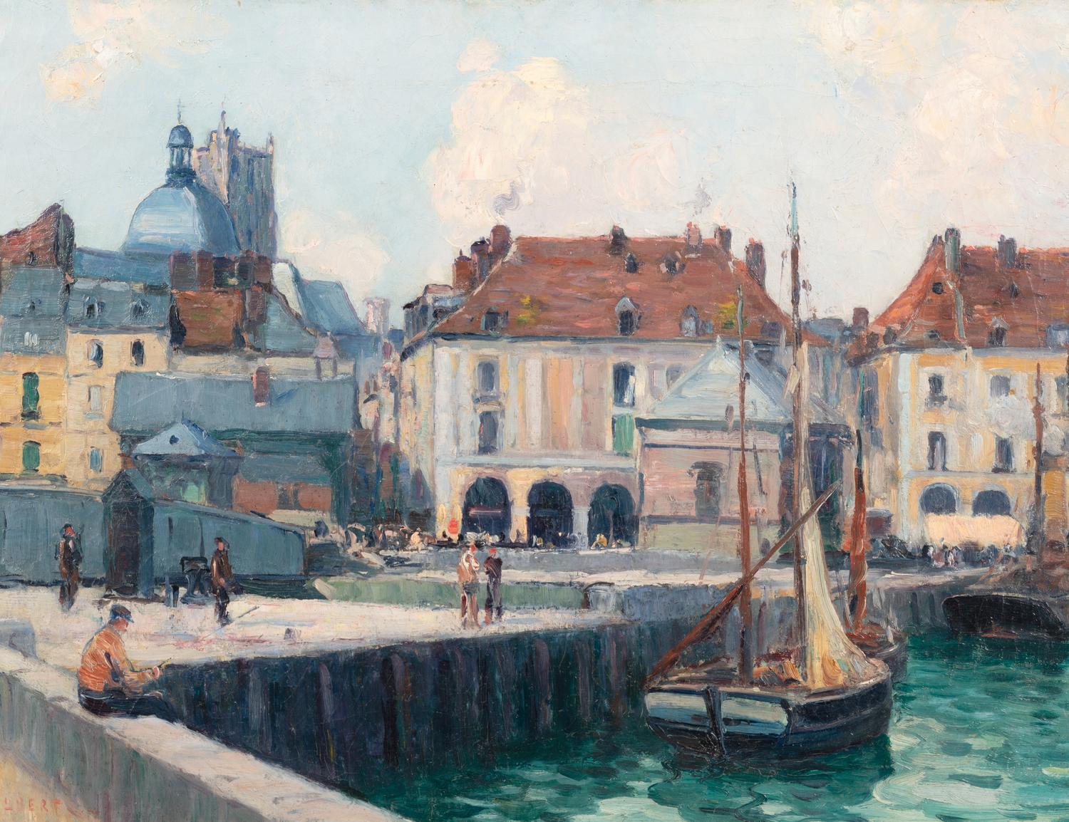Un port en Normandie