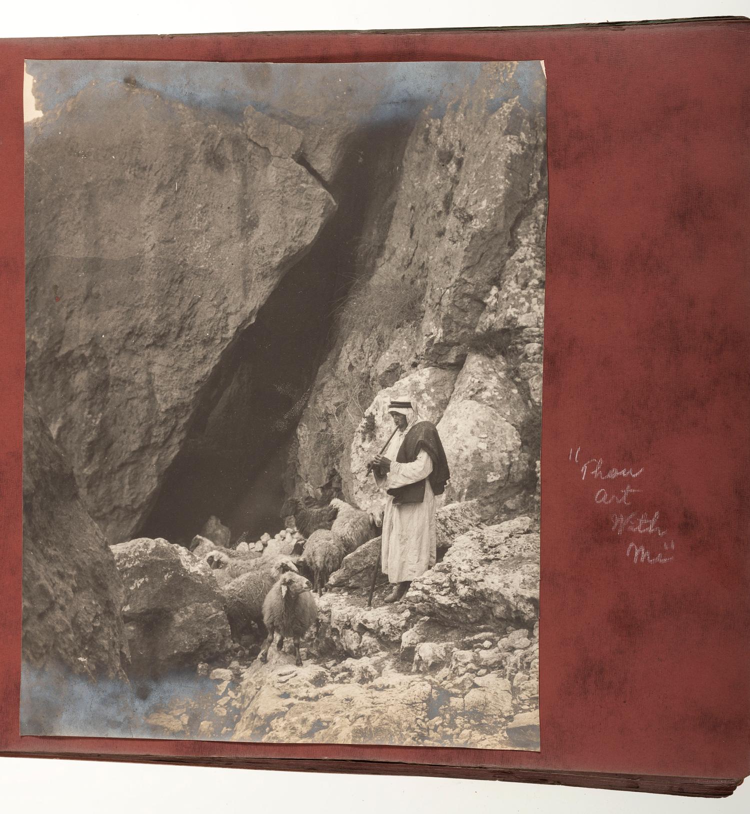 [EARLY PHOTOGRAPHY]. TEMPLE, C. Warren, photographer. Album containing photographs of the Holy Land. [Ca early 20th century].