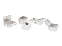 Four Mexican Silver Table Boxes