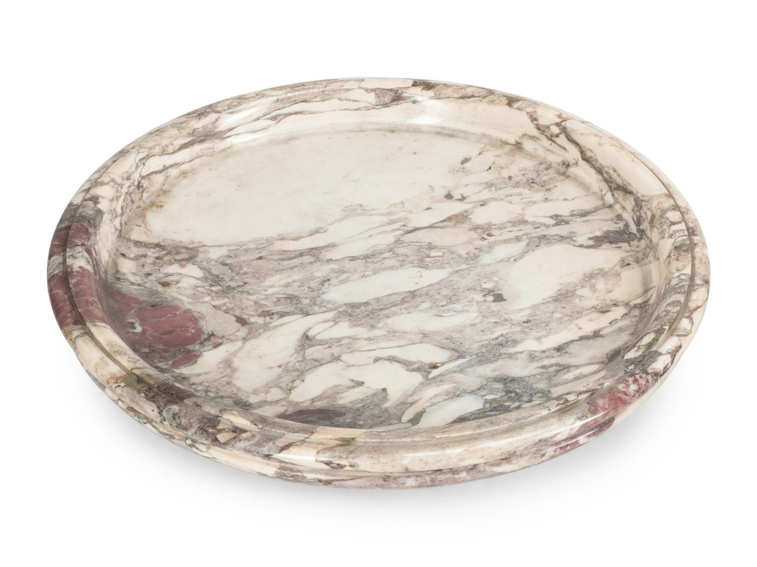 A Pair of Large Italian Marble Tazze