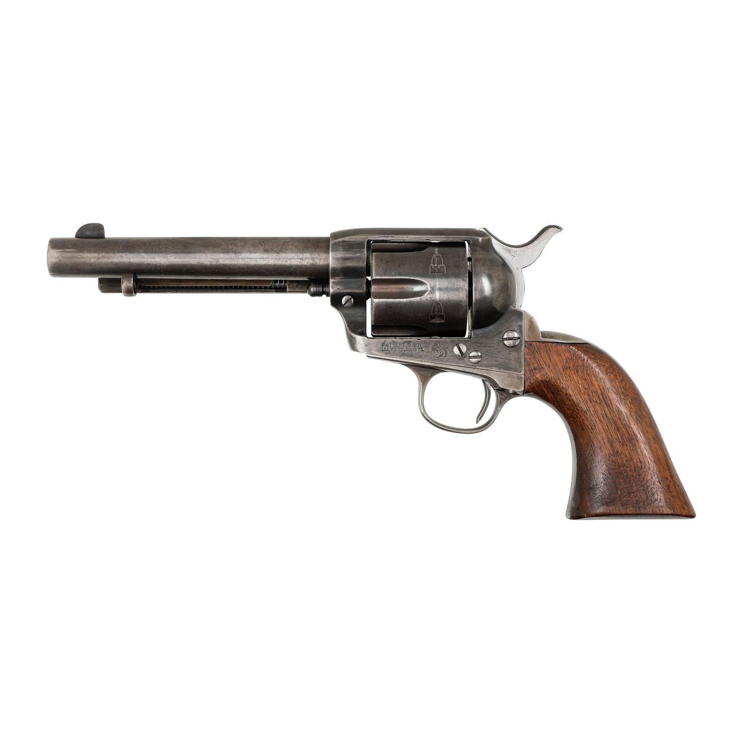 ** 1910 Production Colt Single Action Army marked Ken S French on the Butt