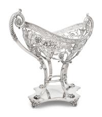 A German Silver Centerpiece Basket