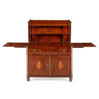 A Dutch Marquetry Klapbuffet