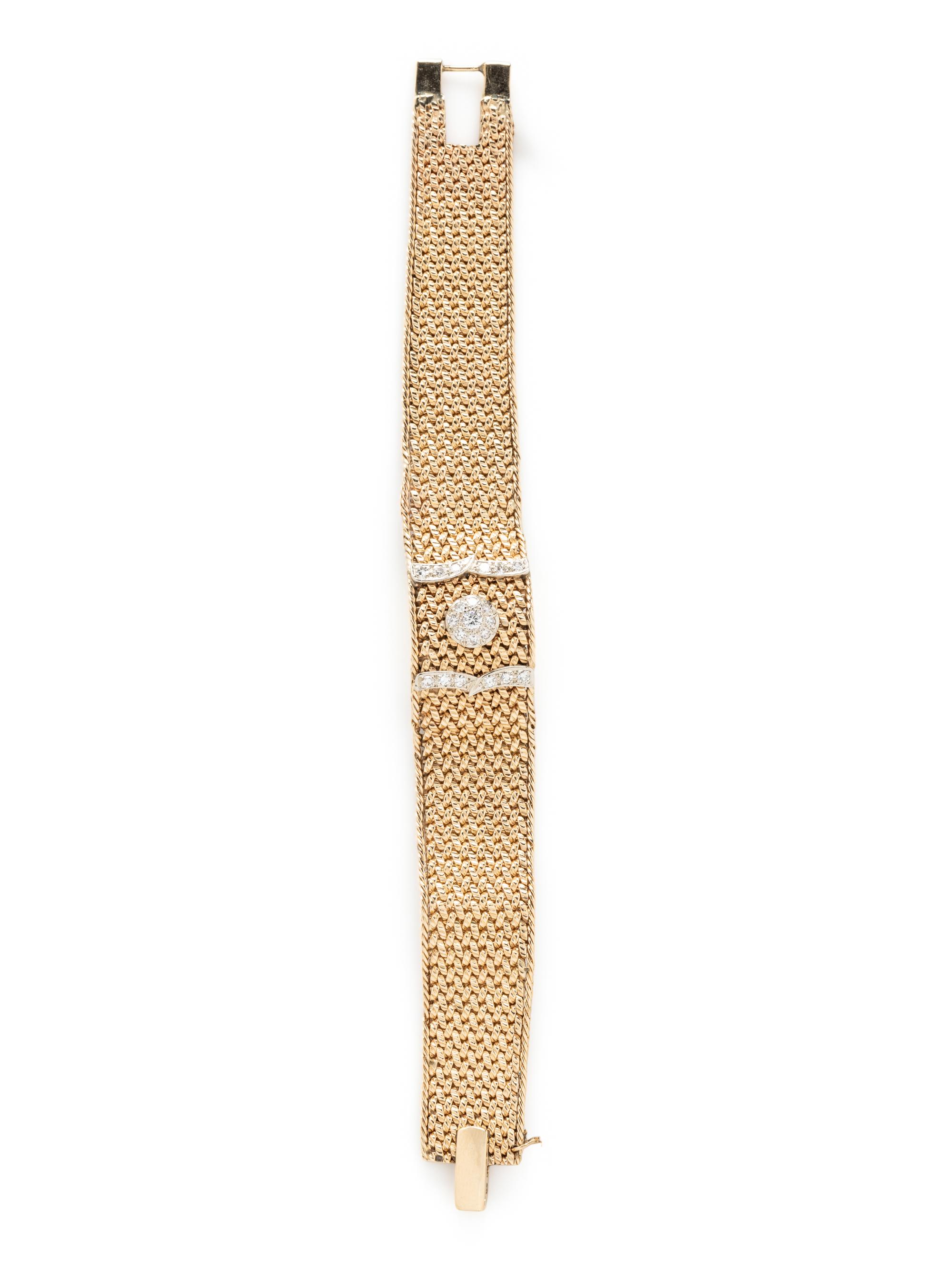 ALTAIR, YELLOW GOLD AND DIAMOND SURPRISE WATCH