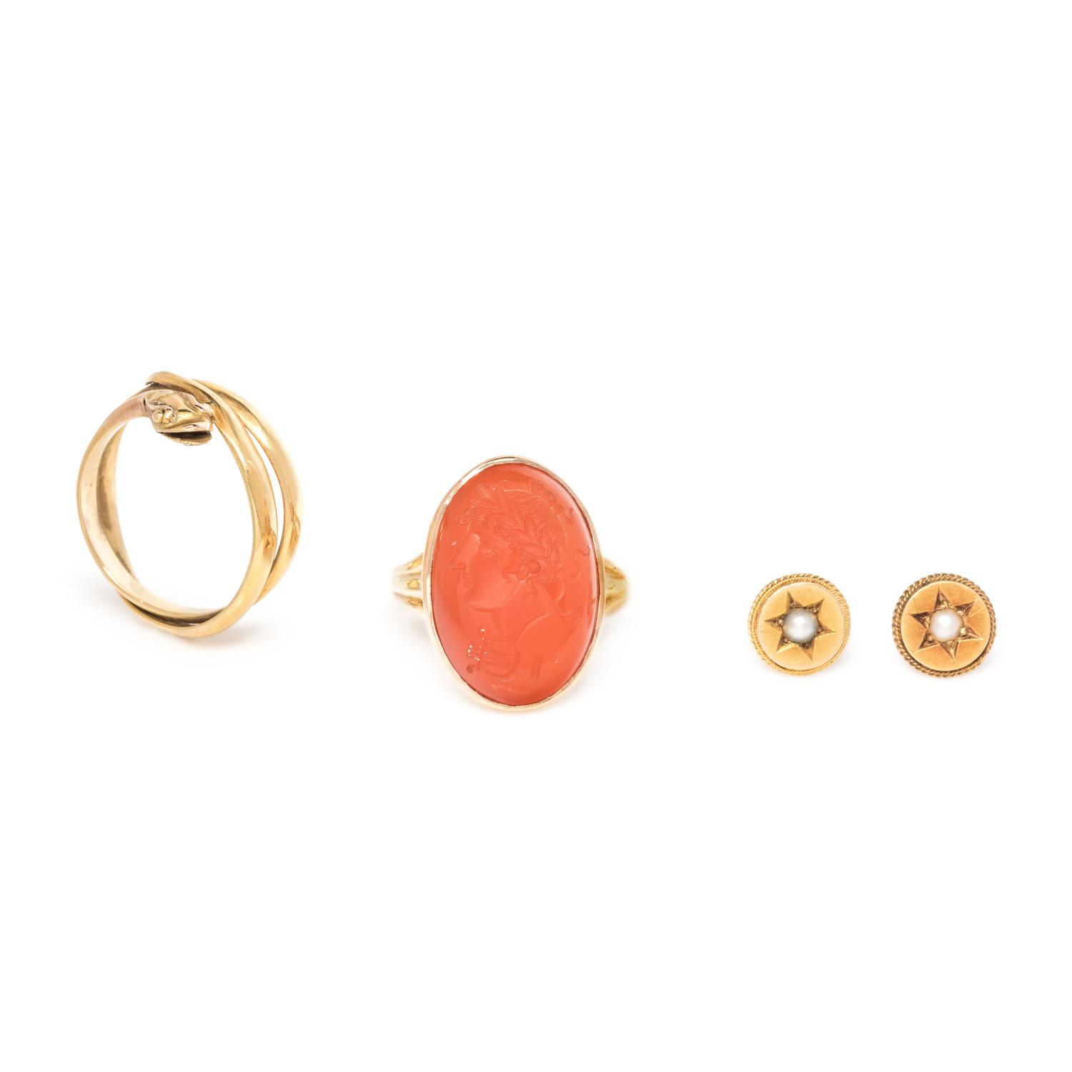 COLLECTION OF ANTIQUE JEWELRY