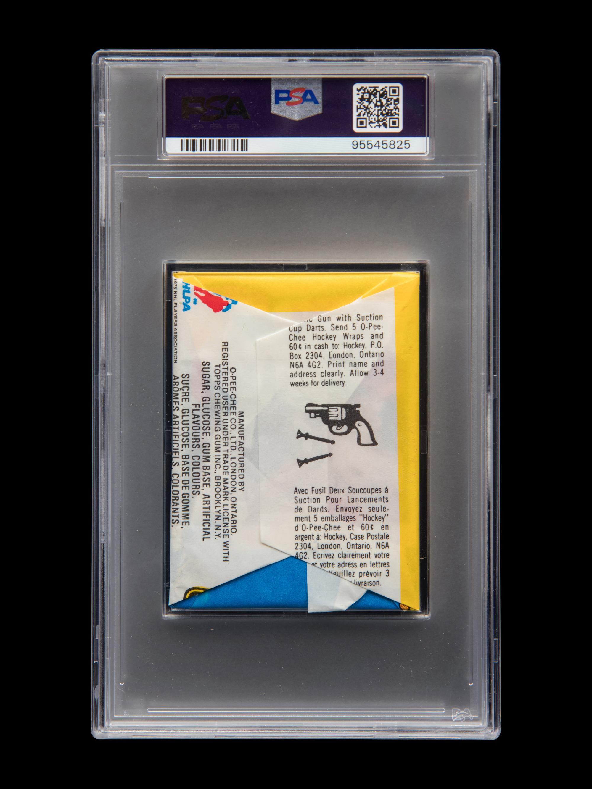 A Sealed Unopened Wax Pack of 1980-81 O-Pee-Chee Hockey Cards (PSA 8 NM-MT)
