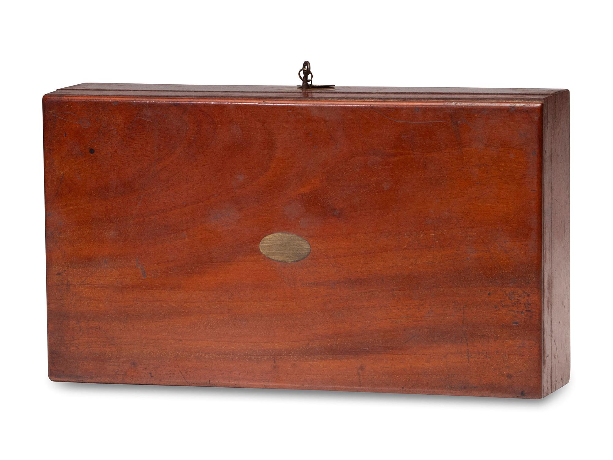 An English Mahogany Game Box