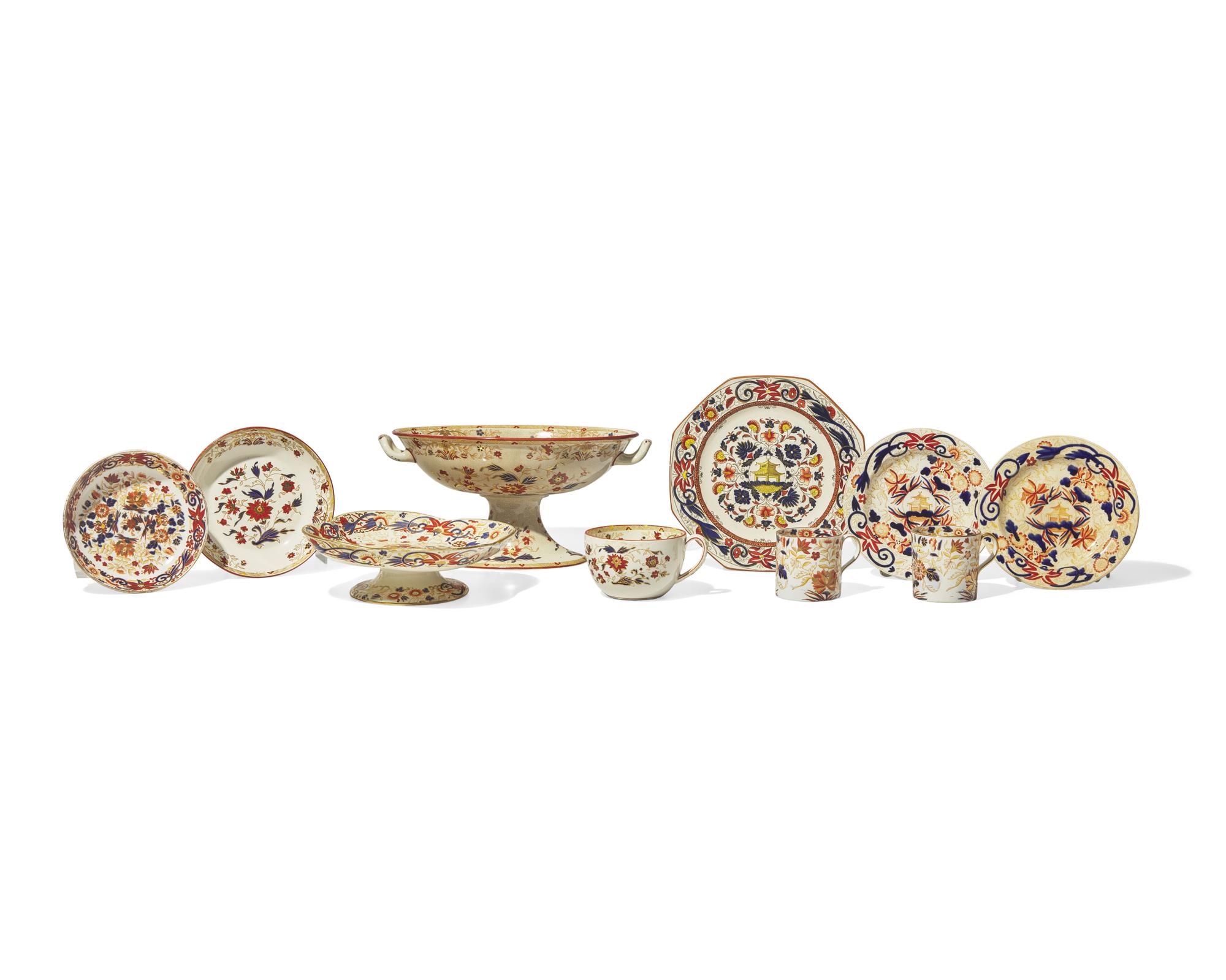 A Collection of Wedgwood Imari Palette Ceramic Table Articles