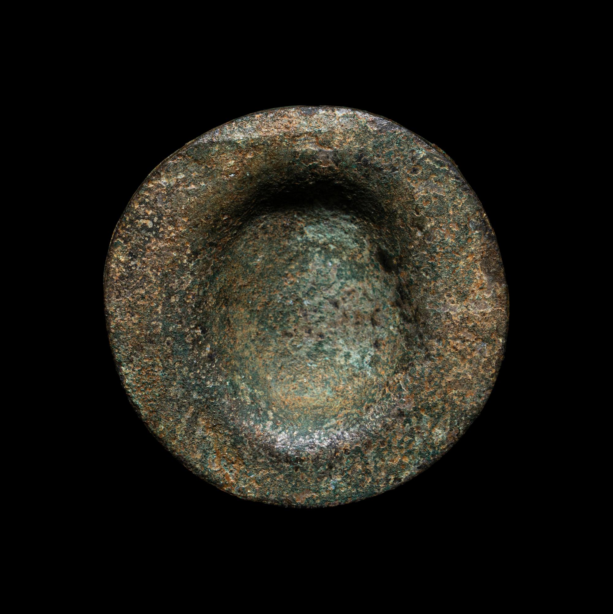 A Hellenistic Bronze Applique in the Form of a Satyr's Head