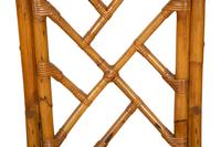 A Maguire Rattan Table and Four Chairs