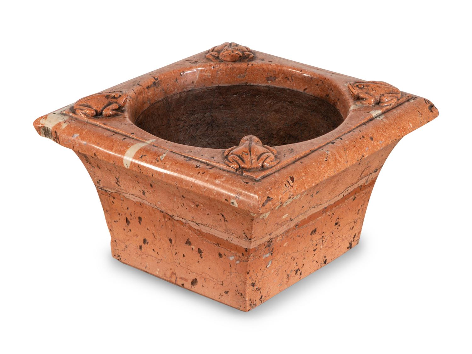 An Italian Variegated Marble Jardinière