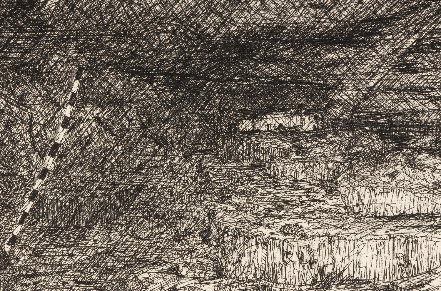 William T. Wiley (American, 1937-2021) — Down the Line with Ol’ Sir Rot (from Suite of Daze ), 1976