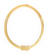 YELLOW GOLD AND DIAMOND SLIDE/NECKLACE