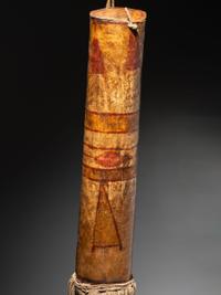 Jicarilla Apache / Ute Buffalo Hide Parfleche Cylinder