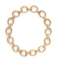 KATY BRISCOE, YELLOW GOLD AND DIAMOND NECKLACE