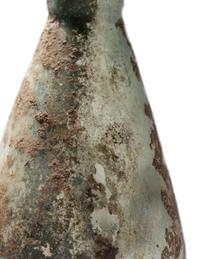 A Roman Pale Blue Glass Unguentarium