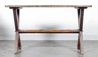 A Pine Work Table Height 27 x width 47 x depth 22 2/3 4 inches.