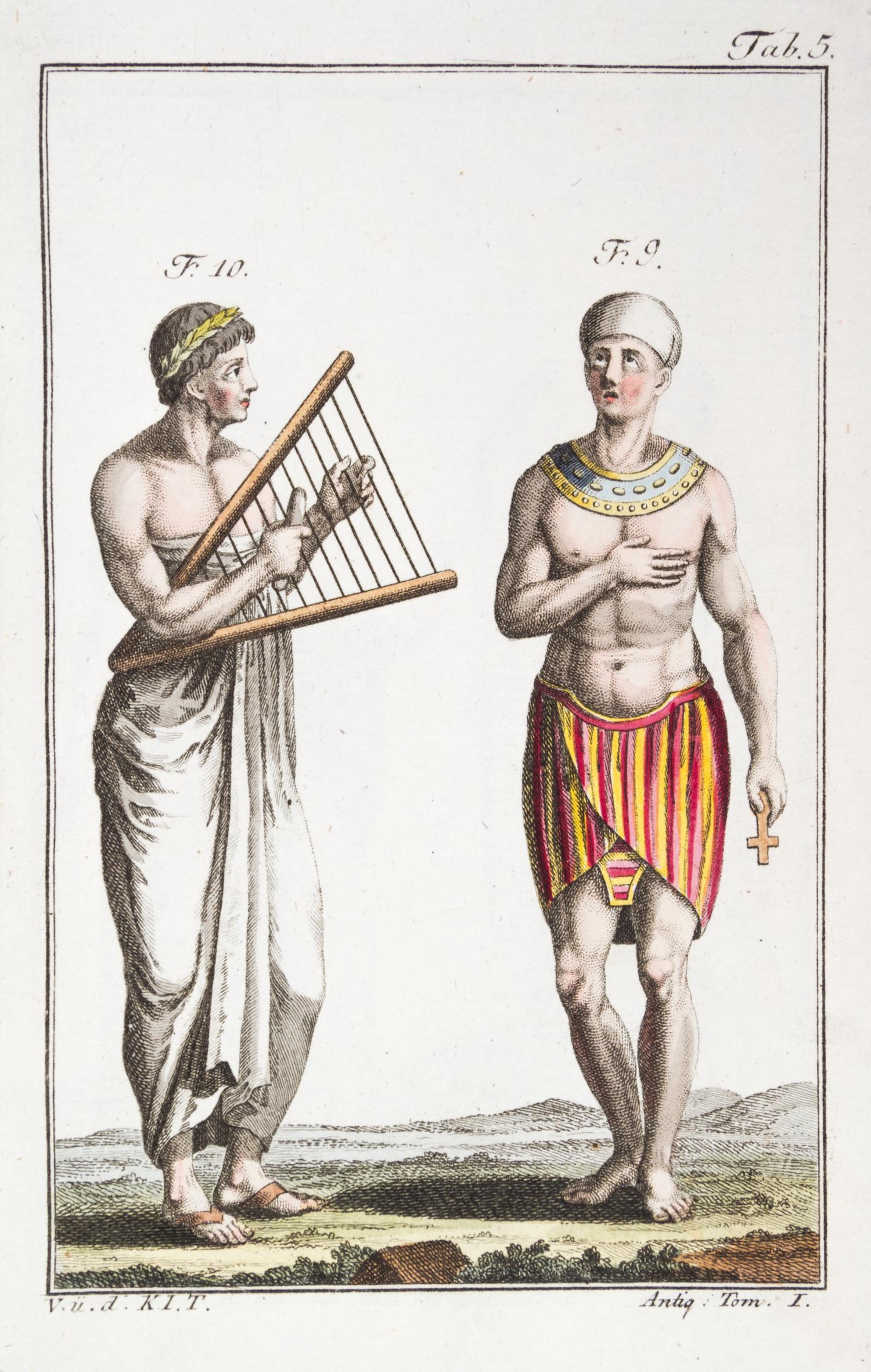 (COSTUME) A bound collection of 27 hand-colored engraved plates.