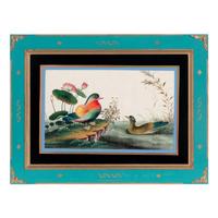 A Set of Twelve Chinese Export Watercolor and Pith Paintings of Exotic Birds