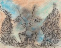 Untitled (Deux Profils), c. 1950