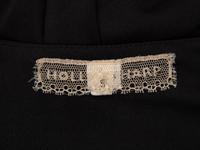 Holly Harp, Black Jersey Gown, 1970's