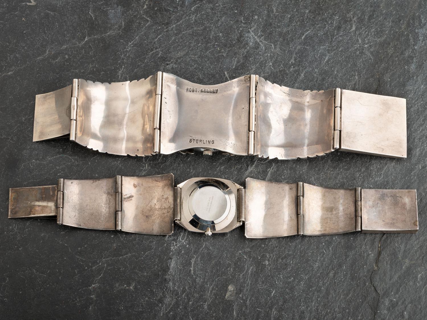 Navajo and Southwestern-style Silver Watch Bands