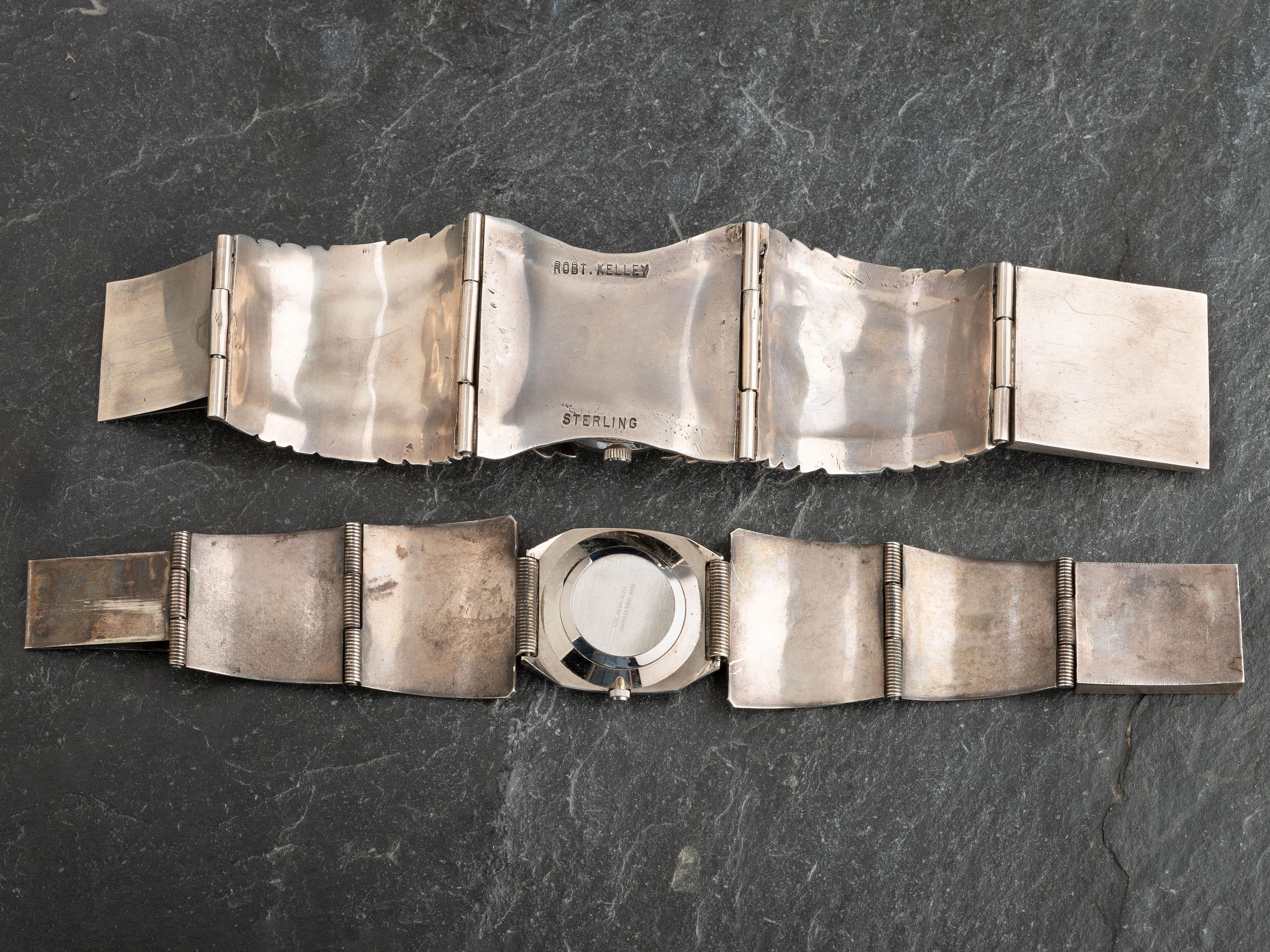 Navajo and Southwestern-style Silver Watch Bands