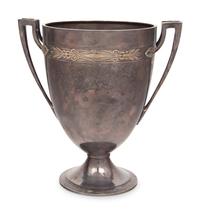 A Christofle Silver-Plate Vase