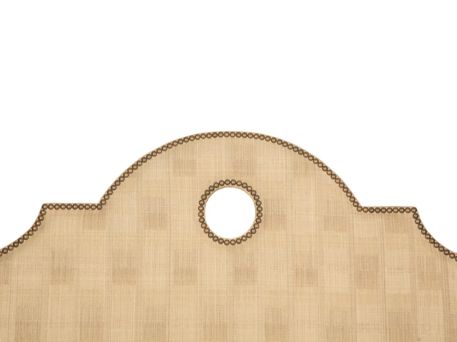 A Shaped Upholstered Headboard for a Queen Size Bed