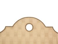 A Shaped Upholstered Headboard for a Queen Size Bed