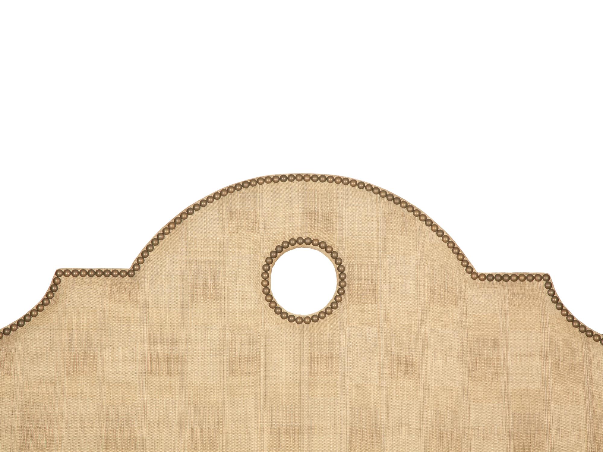 A Shaped Upholstered Headboard for a Queen Size Bed