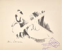 [Carroll, Lewis] [Black Sun Press, The] Laurencin, Marie. Illustrator's Hand-Finished Mock-Ups for "Alice in Wonderland"
