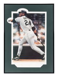A Ken Griffey Jr. Seattle Mariners Signed Autograph 1993 Daniel Smith Lithograph,