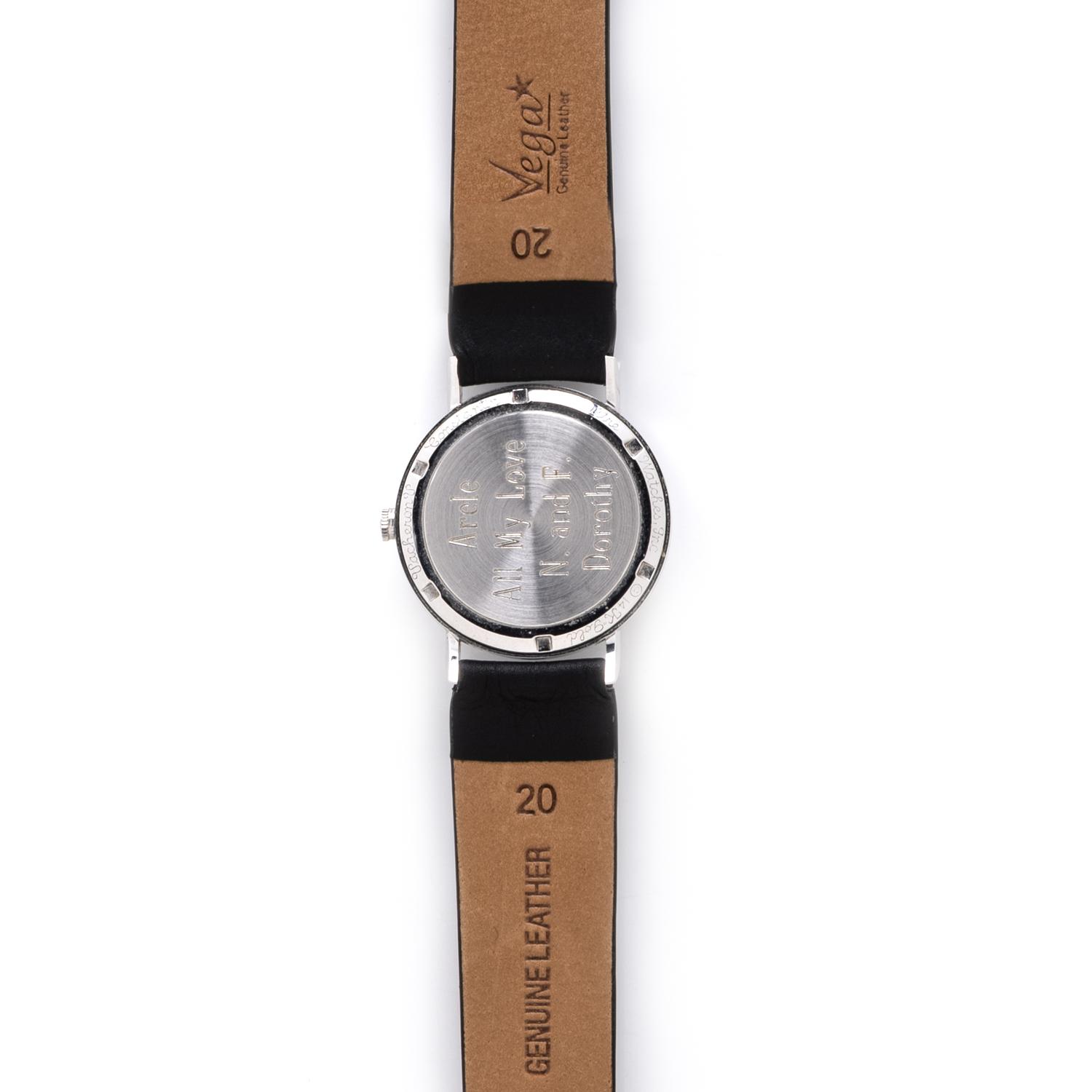 LECOULTRE, WHITE GOLD AND DIAMOND MYSTERY WATCH