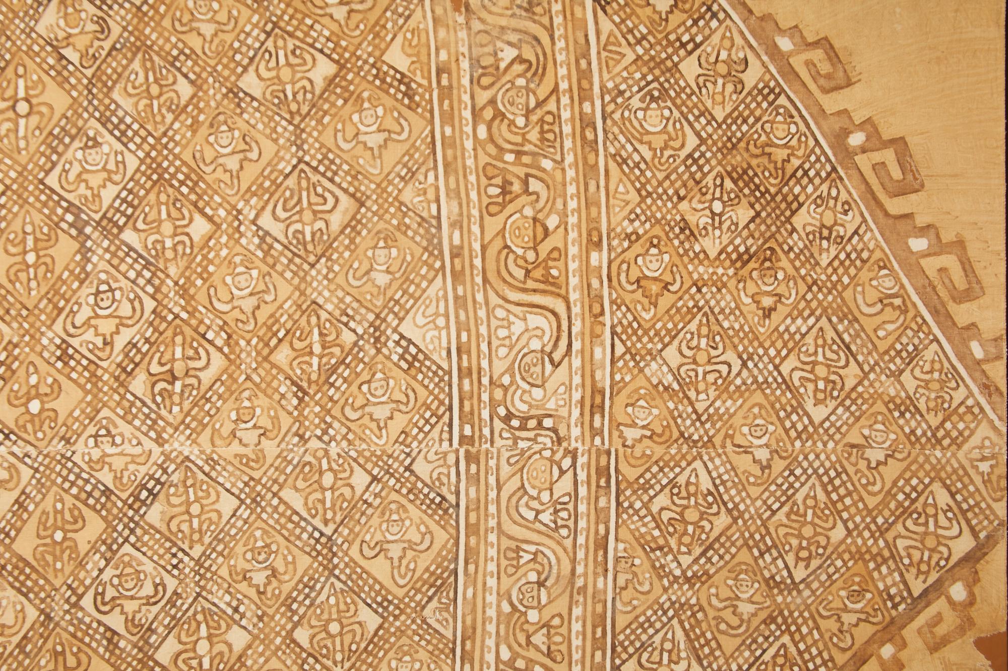 A Chancay Painted Textile