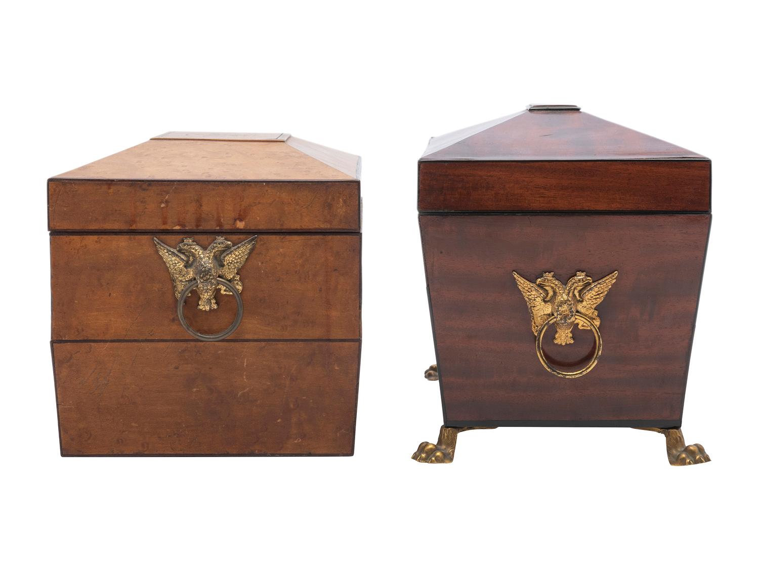 Two Georgian Tea Caddys