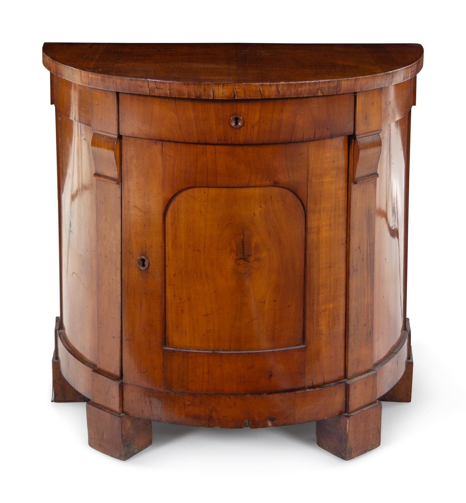 An Austrian Neoclassical Demilune Cabinet