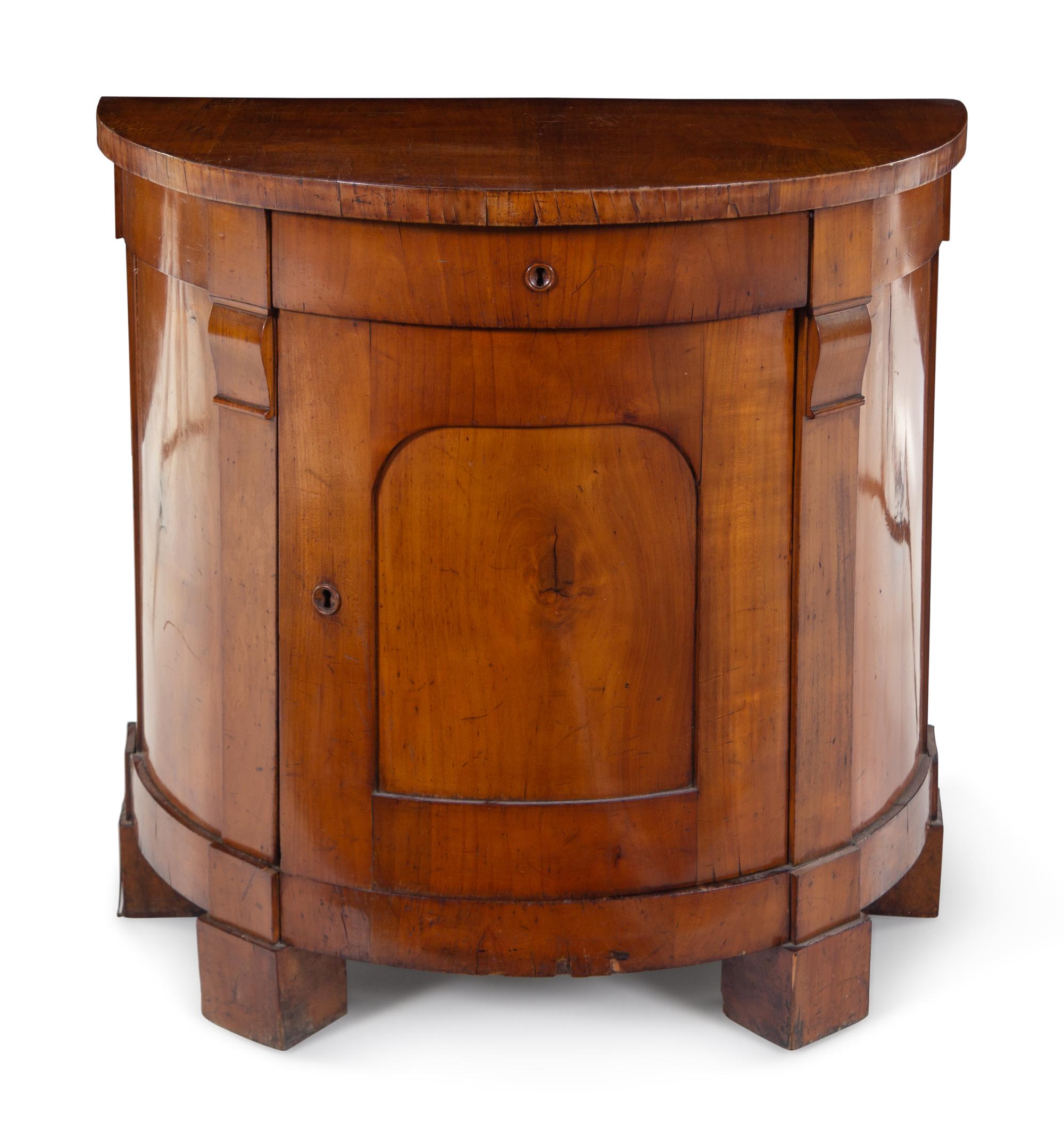 An Austrian Neoclassical Demilune Cabinet