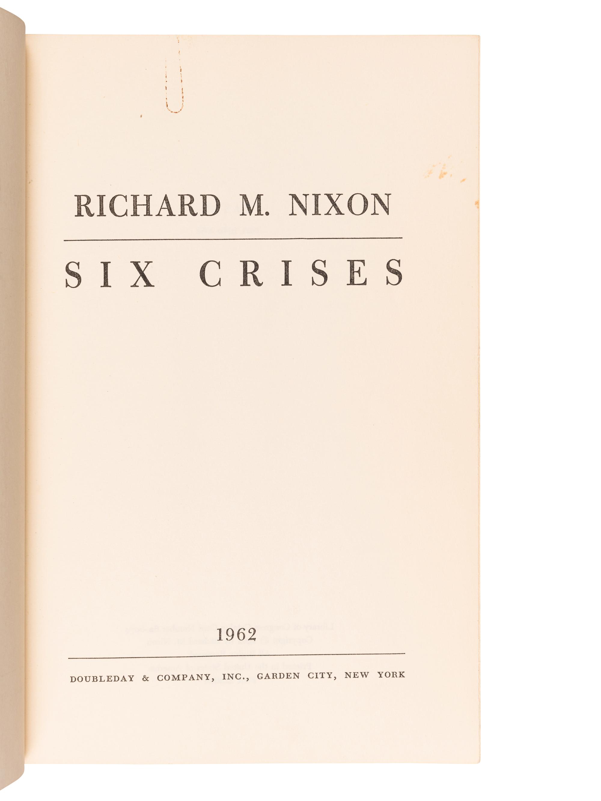 [U.S. PRESIDENTS -- SIGNED]. A group of 4 signed works, comprising: