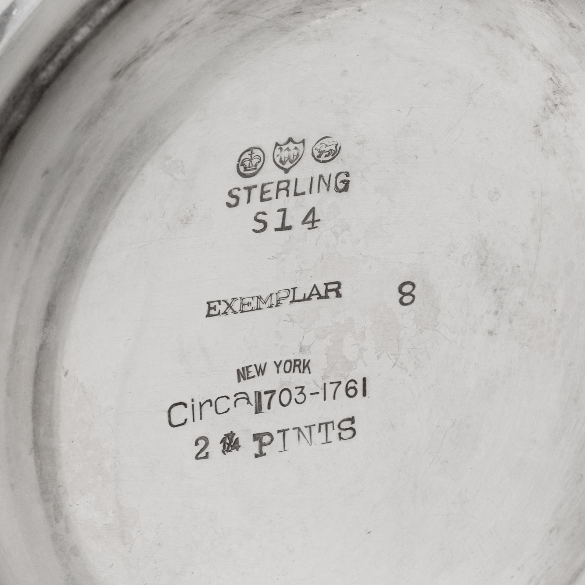 An American Silver Three-Piece Coffee Service