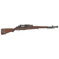 ** U.S. Springfield M1 Garand Rifle with M1-D Mounts, Lyman Alaskan Scope, and M2 Flash Hider