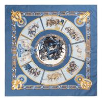 Four Hermès 90cm Silk Scarves