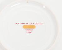 A Cartier La Maison de Louis Porcelain Dinner Service for Twelve