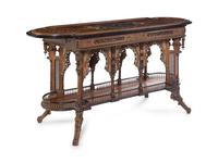 An Egyptian Marquetry Center Table