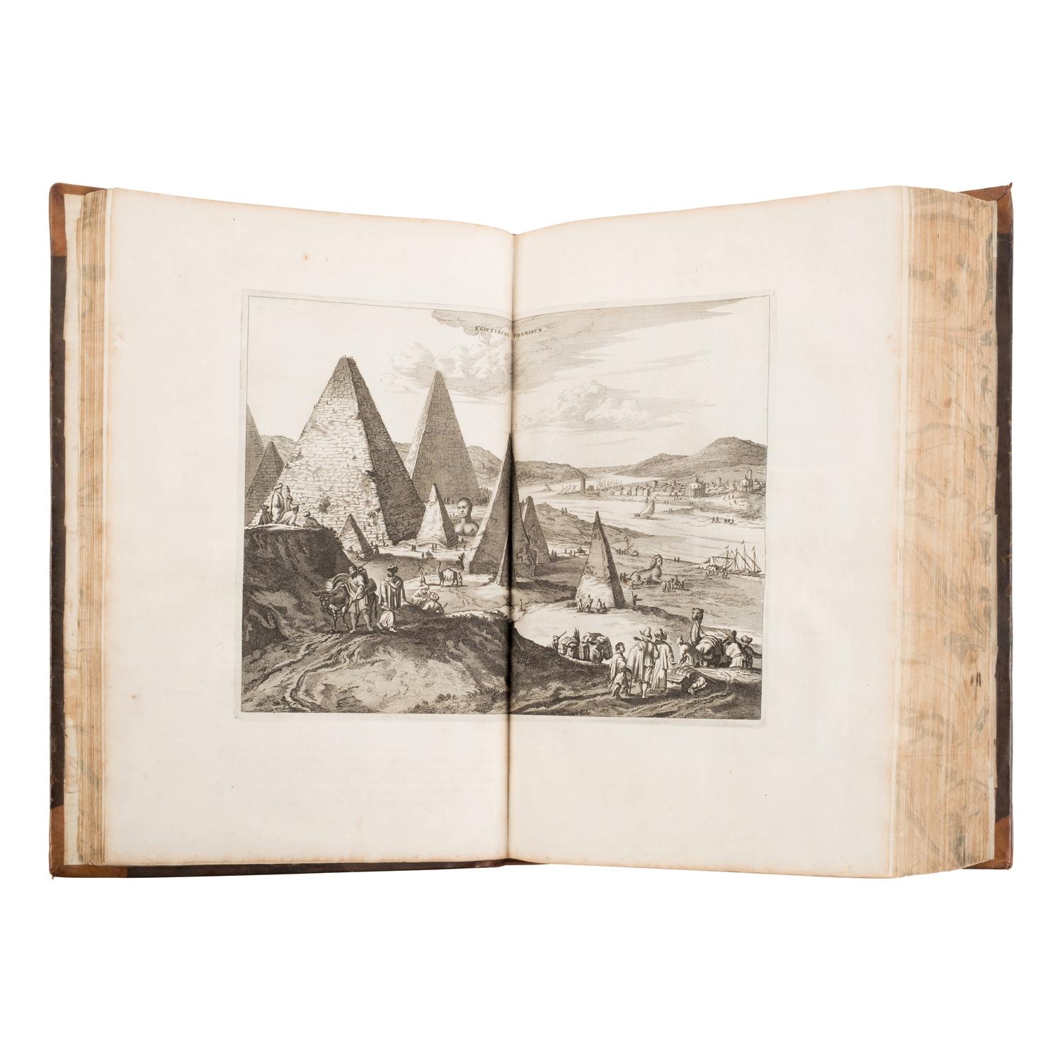 [Travel & Exploration]. Ogilby, John (1600-1676). Africa: Being an Accurate Description of the Regions of Aegypt, Barbary, Lybia, and Billedulgerid . London: Thomas Johnson for the author, 1670.