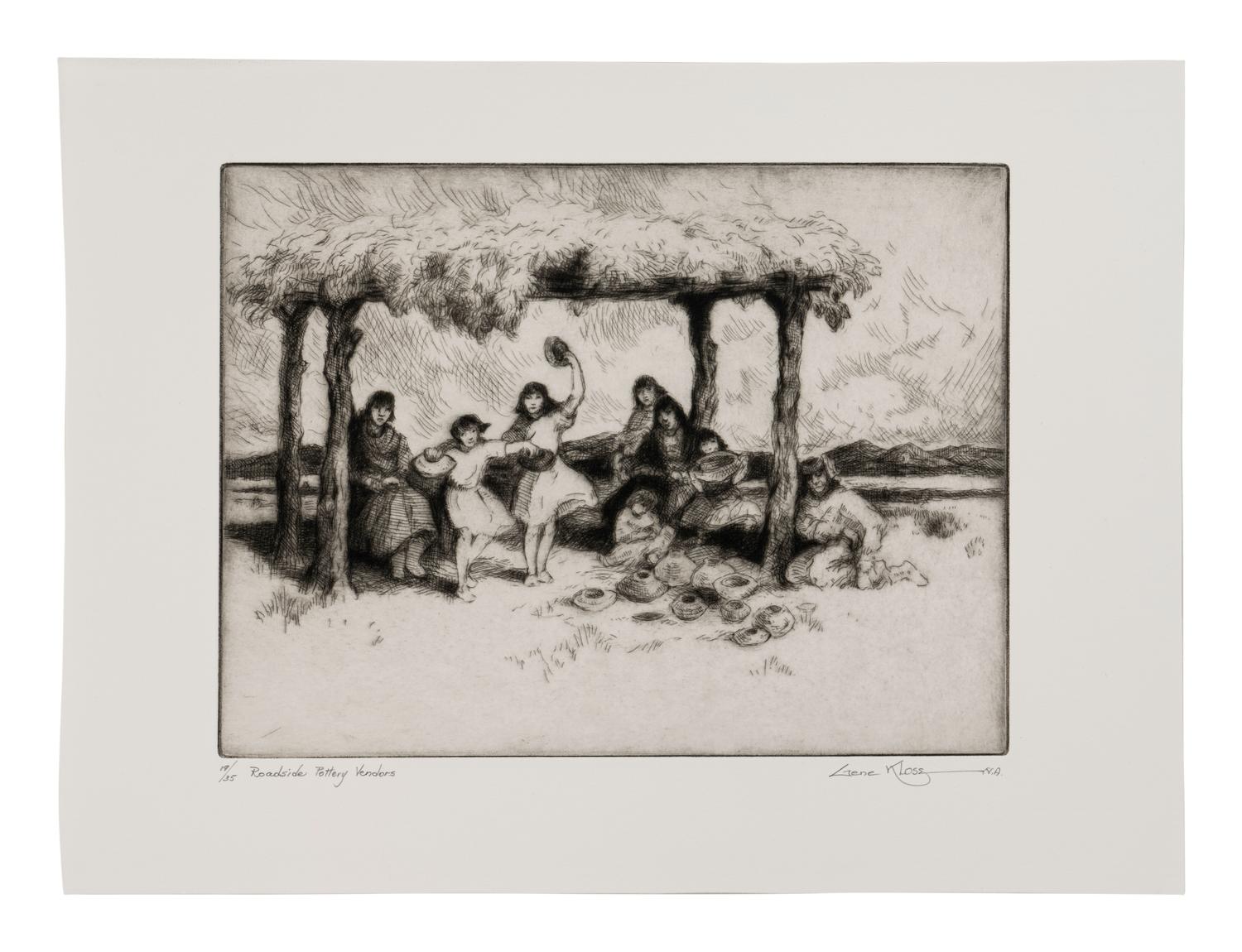 Roadside Pottery Vendors, edition 19/35